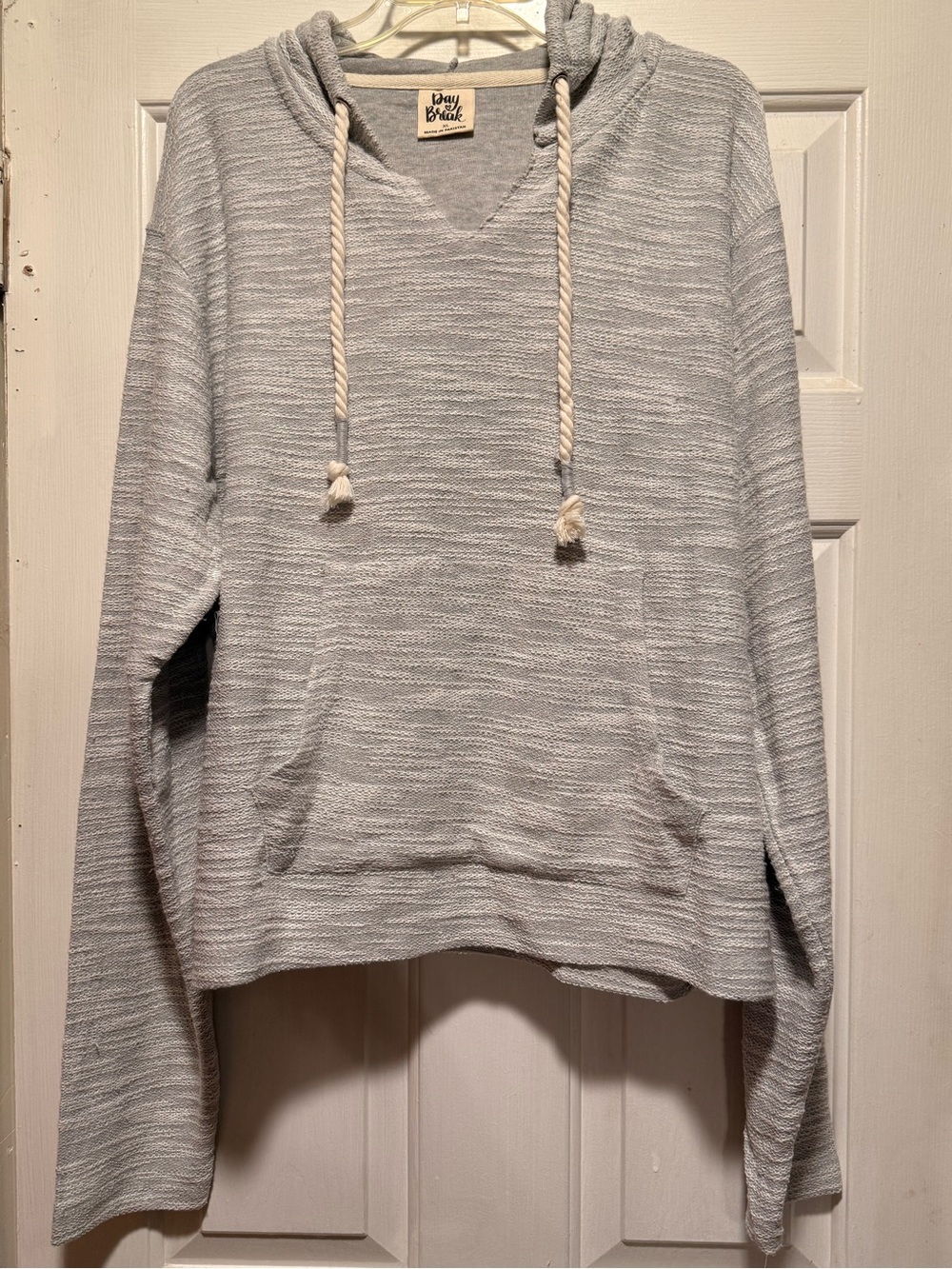 Light Gray Hoodie Sweatshirt